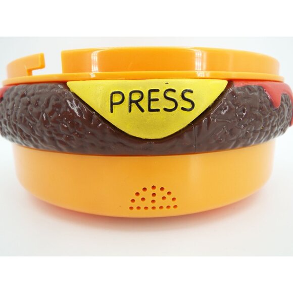 Vintage 1999 The Original Talking Cheeseburger Condiment Holder Tested Works - Picture 5 of 16